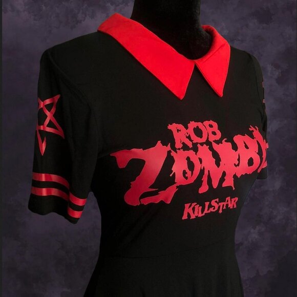 Killstar Dead City Skater Dress - Picture 4 of 9